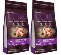 Wellness CORE Chiot 1,5 kg, Poulet/Dinde - Croquettes pour Chiots Petits/Moyens, sans Céréales, Naturelles, Hypoallergénique, Riche en protéines, À Haute Teneur en Viande, Développe Yeux & Cerveau