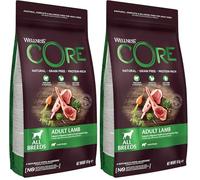 Wellness CORE Lamb 1,8 kg, Agneau - Croquettes pour Chiens de Toute Taille, sans Céréales, Naturelles, Hypoallergénique, Riche en protéines, À Haute Teneur en Viande, Soutient Le Système Digestif