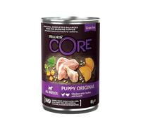 Wellness Core, Nourriture Humide pour Chien 95% Viande, Poulet, Dinde et légumes, Riche en protéines, sans additifs, Format Pratique 0,4 kg, pour Toutes Races