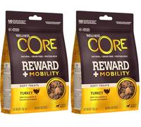 Wellness CORE Reward+ Dinde, Friandises moëlleuses pour Chien, soutient la mobilité, Naturelles, sans céréales, Riche en protéines, 170g (Lot de 2)