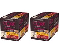 Wellness CORE Savoury Medleys 6 x 85g, Multipack, Sélection Butcher - Pâtée pour Petits Chiens, sans Céréales, Naturelles, Hypoallergénique, Riche en protéines, À Haute Teneur en Viande, (Lot de 2)