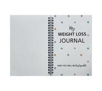Wellness Journal de perte de poids pour exercices de poids et réalisation d'objectifs 14 x 21 cm