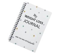 Wellness Journal de perte de poids pour l'exercice et la réalisation d'objectifs de poids 14 x 21 cm