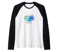 Wellness Reflection Reset Aquarelle Santé mentale Art Manche Raglan