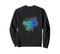 Wellness Reflection Reset Aquarelle Santé mentale Art Sweatshirt