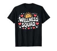 Wellness Squad Personnel de thérapeute de Coach Bien-être Mignon T-Shirt Graphique avec Valeur
