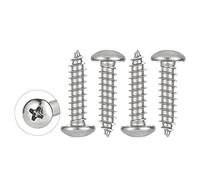 WELLOCKS Vis Autotaraudeuses M5 x 20mm | Kit 50 PCS en Acier Inoxydable | Tête Ronde Pan Vis à Bois | Pour Réparation Maison Travaux Intérieur Extérieur (D035520)