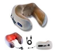 Wellprime Miracle Massager - Masseur de Cou et Cervicales Électrique - 3 Modes de Massage et Vibration - Soulage les Tensions Musculaires et les Douleurs - Ergonomique et Portable
