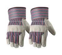 Wells Lamont paume en cuir Gants de travail, Manchette de sécurité, Aile pouce, 4006N-WNW