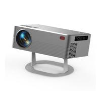 Wellsonic Mini projecteur, local 1080p 4K support 8K, projecteur avec WiFi et Bluetooth, 400 ANSI lumens, haut-parleurs intégrés, projecteur extérieur pour la maison, chambre, utilisation en extérieur
