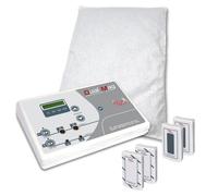 Wellstore Dual Mag + Kit coussin basse fréquence 30 x 40 cm magnétothérapie CEMP haute et basse fréquence, 4 canaux, 92 programmes, usage domestique et professionnel
