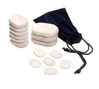 WellTouch Cold Stone Basic Set | 15 pierres de massage en marbre | Accessoires complémentaires au massage des pierres chaudes | Refroidissement et stimulation du métabolisme | Relaxation pour la