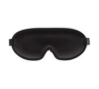 WellTouch Masque de sommeil pour une relaxation profonde - Coussin pour les yeux confortable avec mousse à mémoire de forme 3D - Avec bouchons d'oreille et pochette - Frais et respirant (noir)