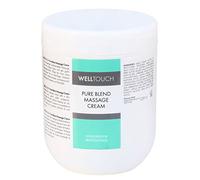 WellTouch Pure Blend Crème de Massage professionelle, Contient Huile d’Amande et de bancoulier (kukui). Texture Soyeuse et très Bonnes qualités glissantes (1250 ML)
