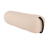 WellTouch Rouleau de positionnement entièrement Rond | Fluffy Extra Soft | Coussin de positionnement pour Massage & thérapie | Repose-Jambes avec Ø 20 cm | Longueur 65 cm (Beige)