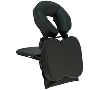 WellTouch Travel Mate, Support de Table avec Appui-tête réglable pour Massage Mobile, au Lieu de Chaise de Massage, Petit & léger, Sac de Transport Inclus (Noir)