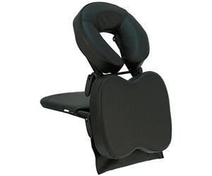 WellTouch Travel Mate, Support de Table avec Appui-tête réglable pour Massage Mobile, au Lieu de Chaise de Massage, Petit & léger, Sac de Transport Inclus (Noir)
