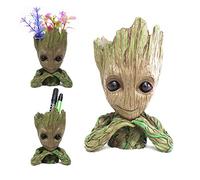 WELLXUNK Pot de Fleurs, Pots de Fleurs et Porte-stylos, Grande Figurine de déco pour Aquarium, Cadeaux pour Enfants