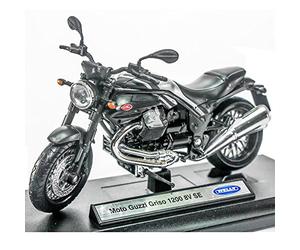 Welly 1:18 Die-cast Moto Guzzi Griso 1200 8V SE Motorcycle Black Color Model Collection