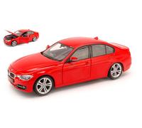 WELLY 1/24 BMW 335I F30 2013 ROUGE MODELISME MODÈLE STATIQUE DIECAST