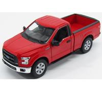 WELLY 1/24 FORD F 150 REGULAR CAB PICK UP 2015 ROUGE MODÈLE STATIQUE DIECAST