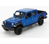 Jeep Gladiator Rubicon Pick Up 2019 Bleu Maquette de Voiture 1:24 Welly