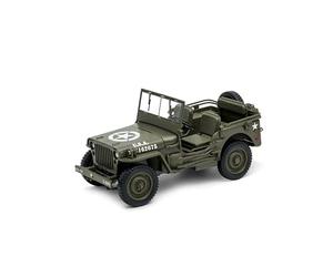 Welly - 18036 - Véhicule Miniature - Modèle À L'échelle - Jeep Willys Us Army - Echelle 1/18