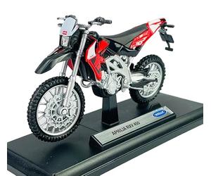 Welly 2006 Aprilia RXV 450 Rouge avec socle 1:18 1/18 en métal Modèle moto Die Cast