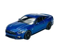 Welly 2015 Ford Mustang GT VI Coupé Bleu Environ 1:24 1/24 Modèle de voiture en métal Die Cast neuf dans carton