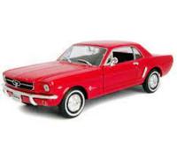 WELLY 22451R Ford MUSTANG Coupe 1964 Rouge 1:24 Echelle Die Cast Model T48 Post