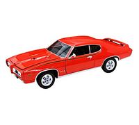 Welly - 22501or - Véhicule Miniature - Modèle À L'échelle - Pontiac GTO - 1969 - Echelle 1/24