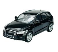 Welly 22518 - Modèle de voiture compatible avec Audi Q5 8R 2018 - Noir - Environ 1/24 1:24 - En métal