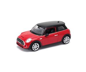 Welly 24058 Mini Cooper S (Hatch) Rot/Schwarz Maßstab 1:24 Modellauto