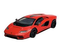 Welly 24114 Modèle de voiture en métal compatible avec Lamborghini Countach LPI 800-4, rouge, environ 1/24 1:24, modèle de voiture en métal