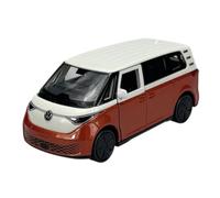 Welly 43829 Modèle de voiture compatible avec VW Volkswagen ID. Buzz Orange avec toit blanc env. 1/34-1/39 en métal