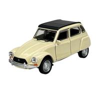 Welly 43859 Modèle de voiture compatible avec Citroën Dyane Cabrio avec toit beige environ 1/34-1/39 en métal