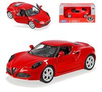 Welly Alfa Romeo 4C Coupé Rouge à partir de 2014 env. 1/43 1/36-1/46 Modèle de voiture