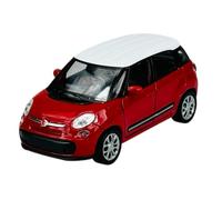 Welly Fiat 500L Toit rouge et blanc à partir de 2012 env. 1/34-1/39 en métal