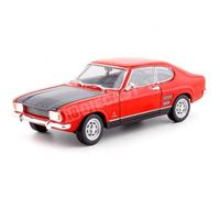 Welly Ford Capri RS 1969 Rot/Schwarz, Modellauto 1:24