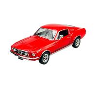 Welly Ford Mustang GT 1967 Coupé Rouge 1/24 Modèle de Voiture en Métal Moulé sous Pression Neuf dans sa Boîte