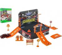 Welly garage + Welly Porsche voiture métal/plastique