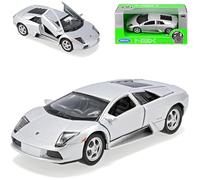 Welly Lamborgihini Murcielago Coupé Argent 2001-2010 env. 1/43 1/36-1/46 Modèle Voiture