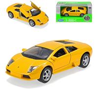 Welly Lamborgihini Murcielago Coupé Jaune 2001-2010 env. 1/43 1/36-1/46 Modèle Voiture