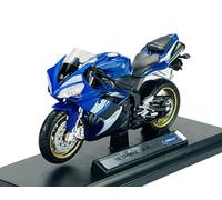 Welly Modèle de moto compatible avec Yamaha YZF-R1 2008 1:18 1/18 Métal Die Cast Neuf dans une boîte