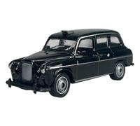 Welly Modèle de voiture compatible avec Austin FX4 London Taxi Noir environ 1/60-1/64 1:60 7 cm Métal Modèle de voiture en métal dans une boîte