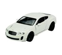 Welly Modèle de voiture compatible avec Bentley Continental GT Coupé Blanc env. 1/34-1/39 Métal Modèle de voiture en métal dans boîte