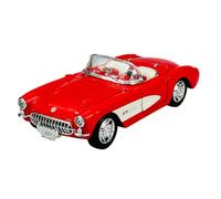 Welly Modèle de voiture compatible avec Chevrolet Corvette C1 Cabriolet Rouge ouvert 1953-1962 environ 1/24 1:24 Modèle de voiture en métal dans boîte 29393