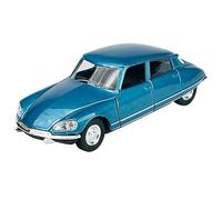 Welly Modèle de voiture compatible avec Citroën DS23 Berline Bleu 1972-1975 env. 1/34-1/39 Métal Modèle de voiture en métal dans une boîte