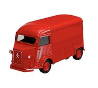Welly Modèle de voiture compatible avec Citroën Type H - Rouge - Environ 1/34-1/39 - En métal - Dans une boîte