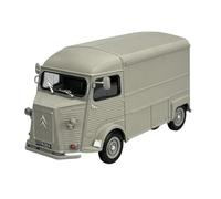 Welly Modèle de voiture compatible avec Citroën Type H Transporter Kasten Gris mat env. 1/24 1:24 Modèle de voiture en métal